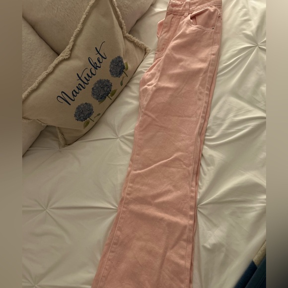 BRAND NEW !! Princess polly pink flare jeans - Picture 2 of 4